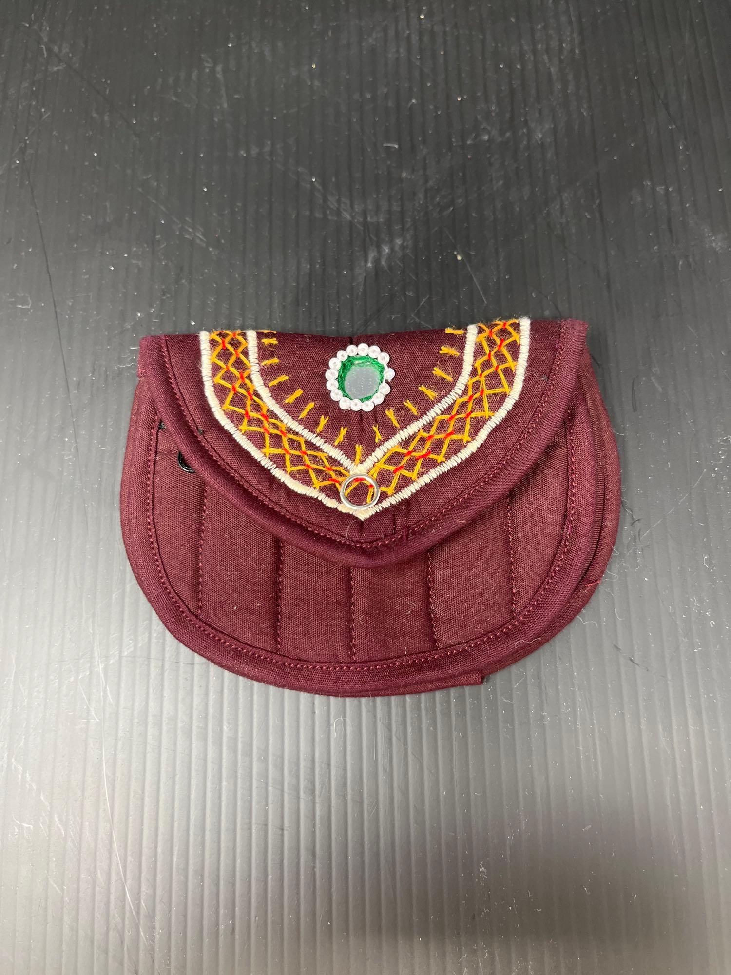 Handmade in India Purse and Coin Purse