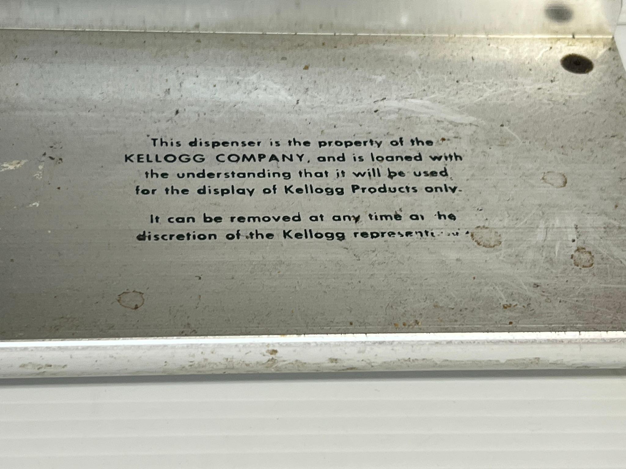 Stainless Steel "Kellogg's" Display Rack
