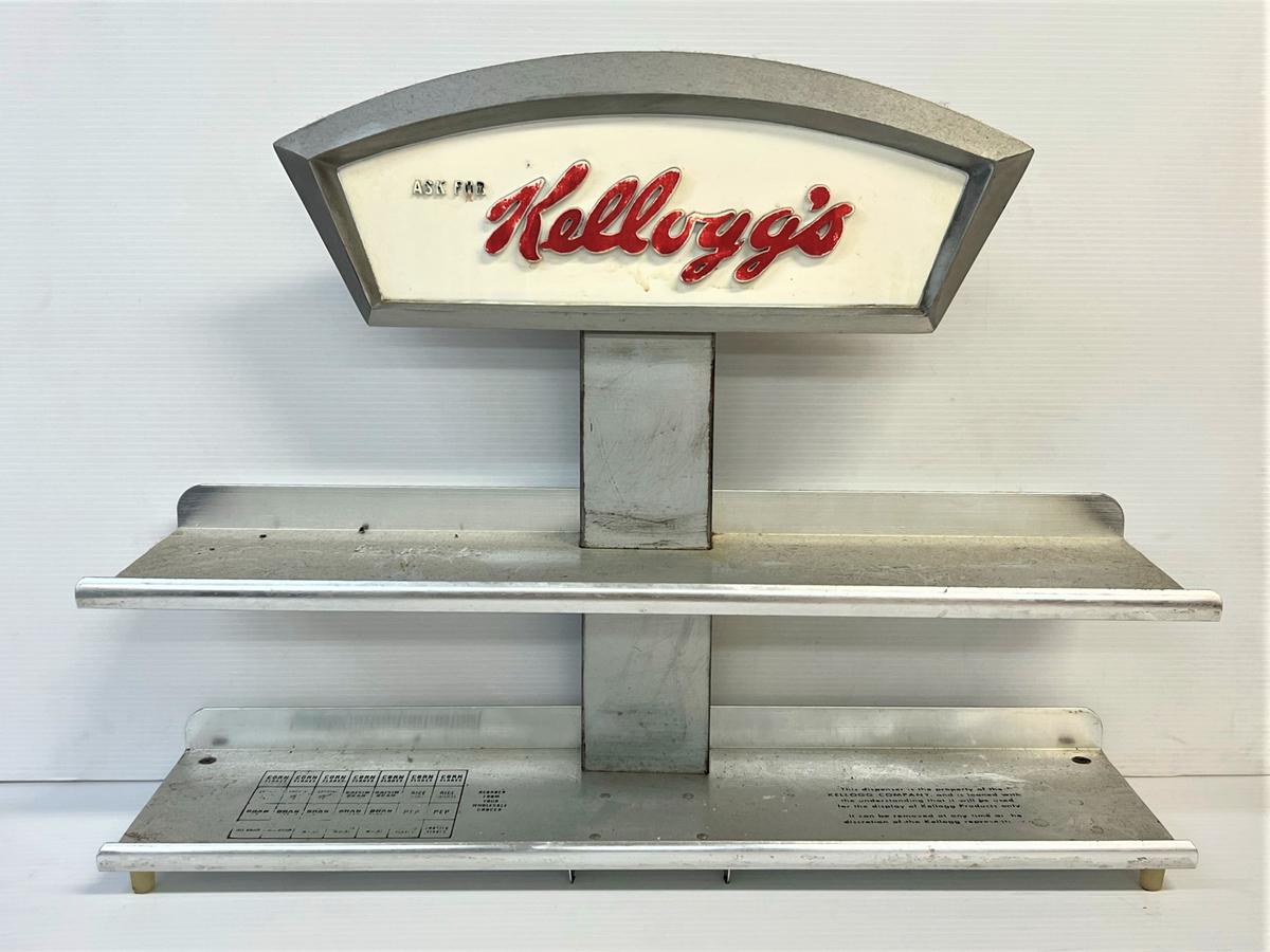 Stainless Steel "Kellogg's" Display Rack