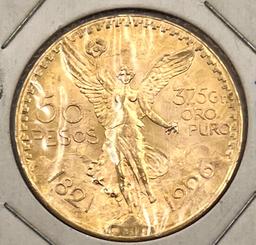 Mexican 50 Peso Gold Coin, 1926