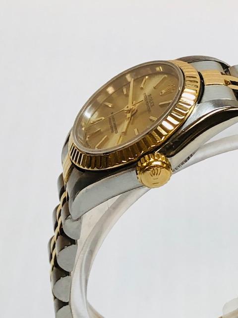 TWO TONE LADY'S ROLEX WATCH