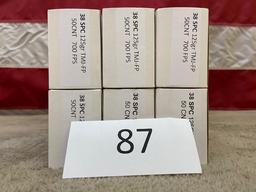 (6) BOXES .38SPC 12GR AMMO