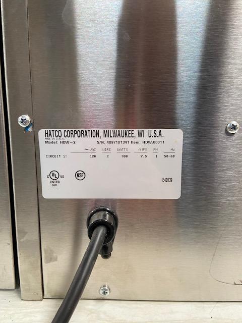 HATCO DOUBLE WARMING DRAWER
