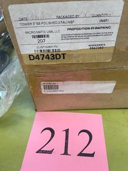 (2) MICRO MATIC 3" DUAL BEER HEAD NEW IN BOX