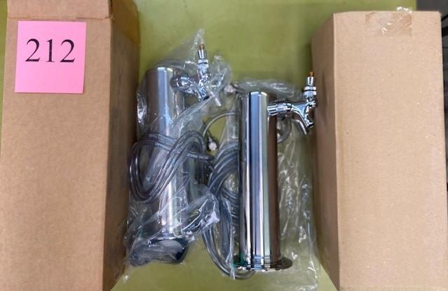 (2) MICRO MATIC 3" DUAL BEER HEAD NEW IN BOX