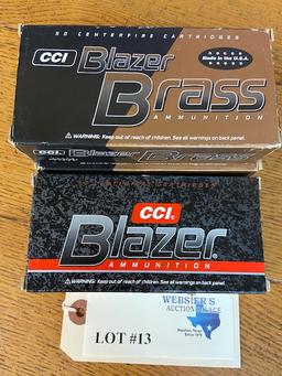 (3) BOXES CCI BLAZER 9MM LUGER