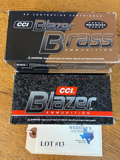 (3) BOXES CCI BLAZER 9MM LUGER