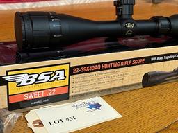 BSA SWEET 22-39X40 AO HUNTING RIFLE SCOPE