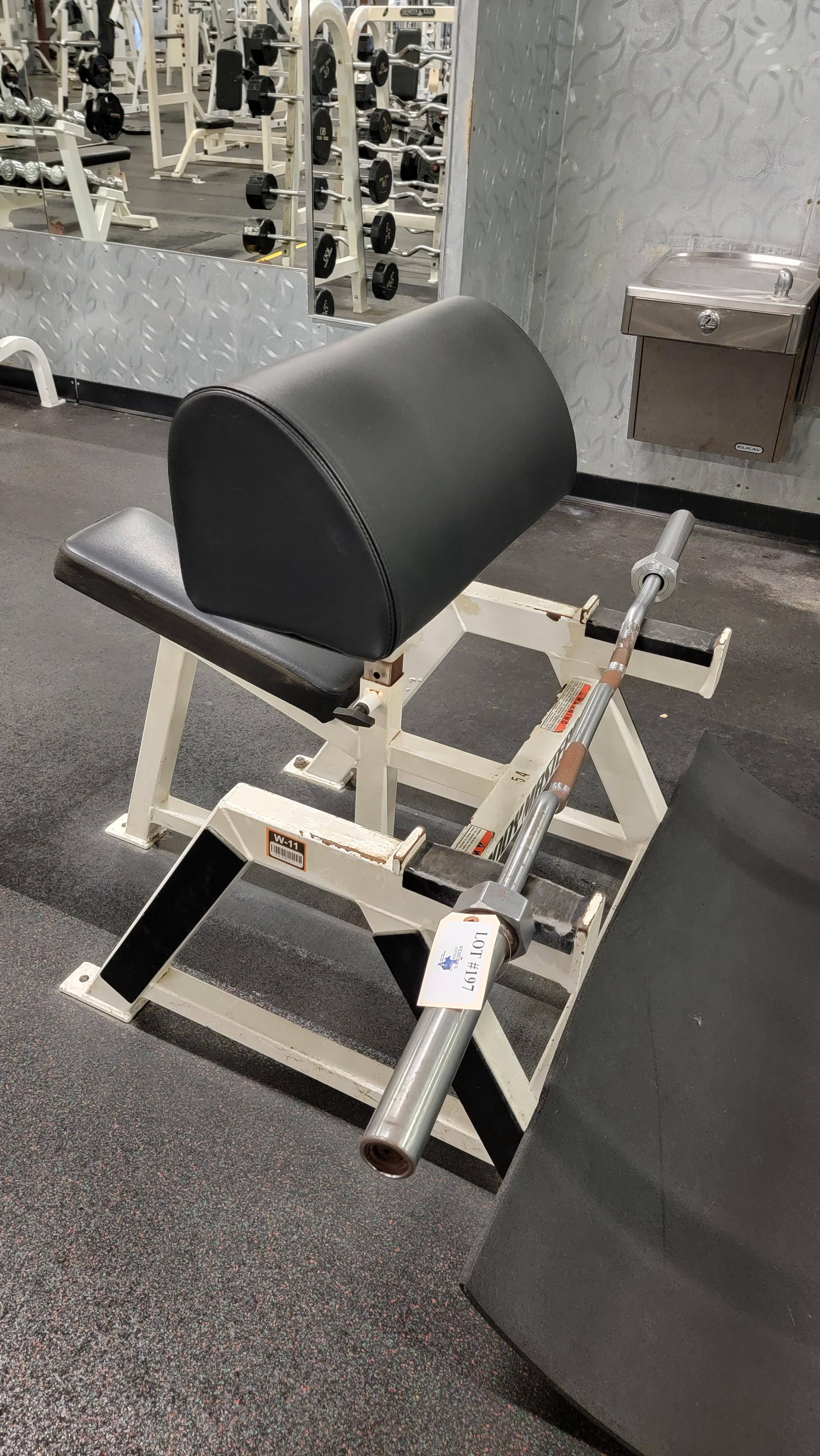 BODY MASTERS SEATED ARM CULR STATION WITH BAR