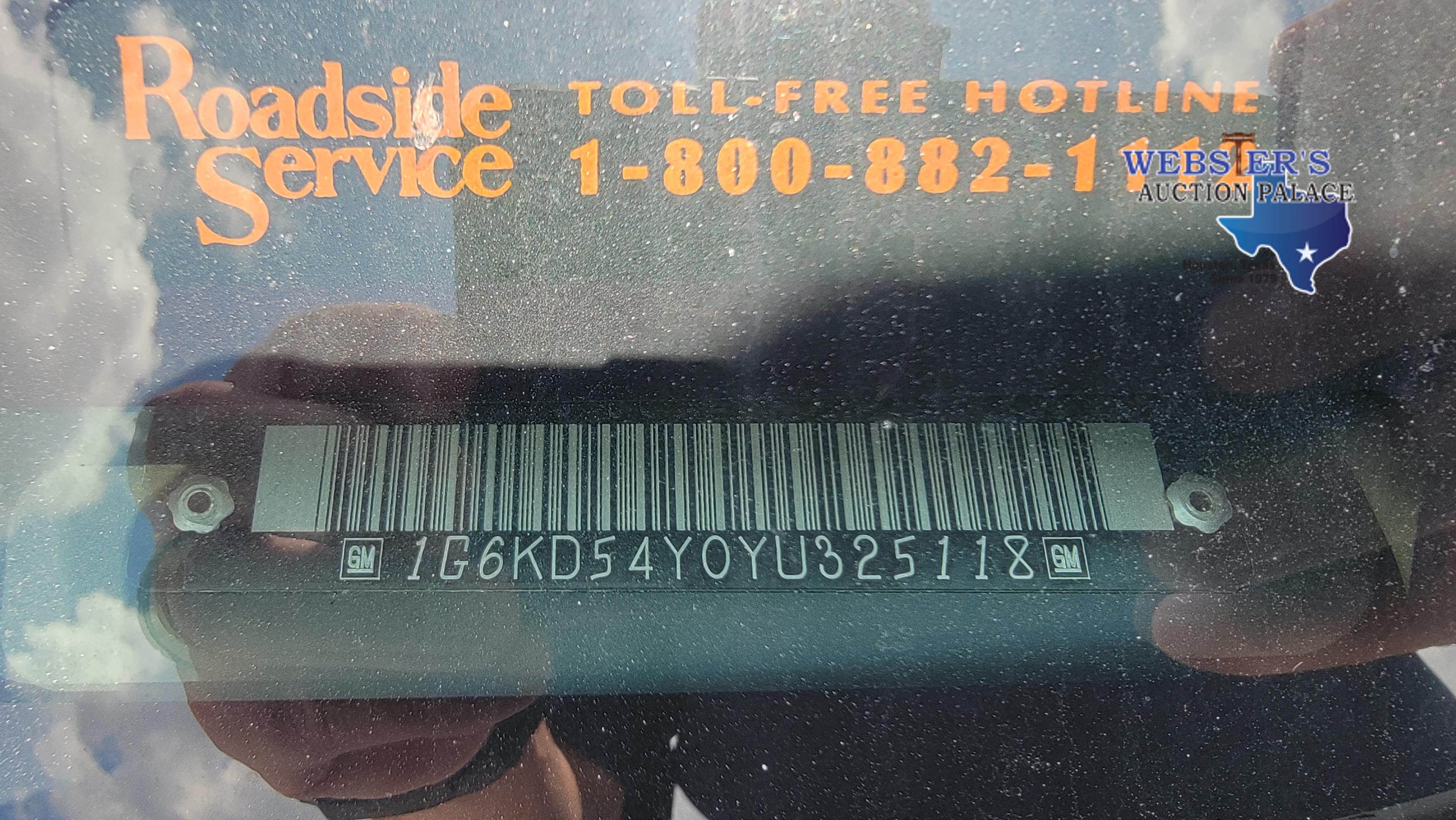 2000 CADILLAC DEVILLE