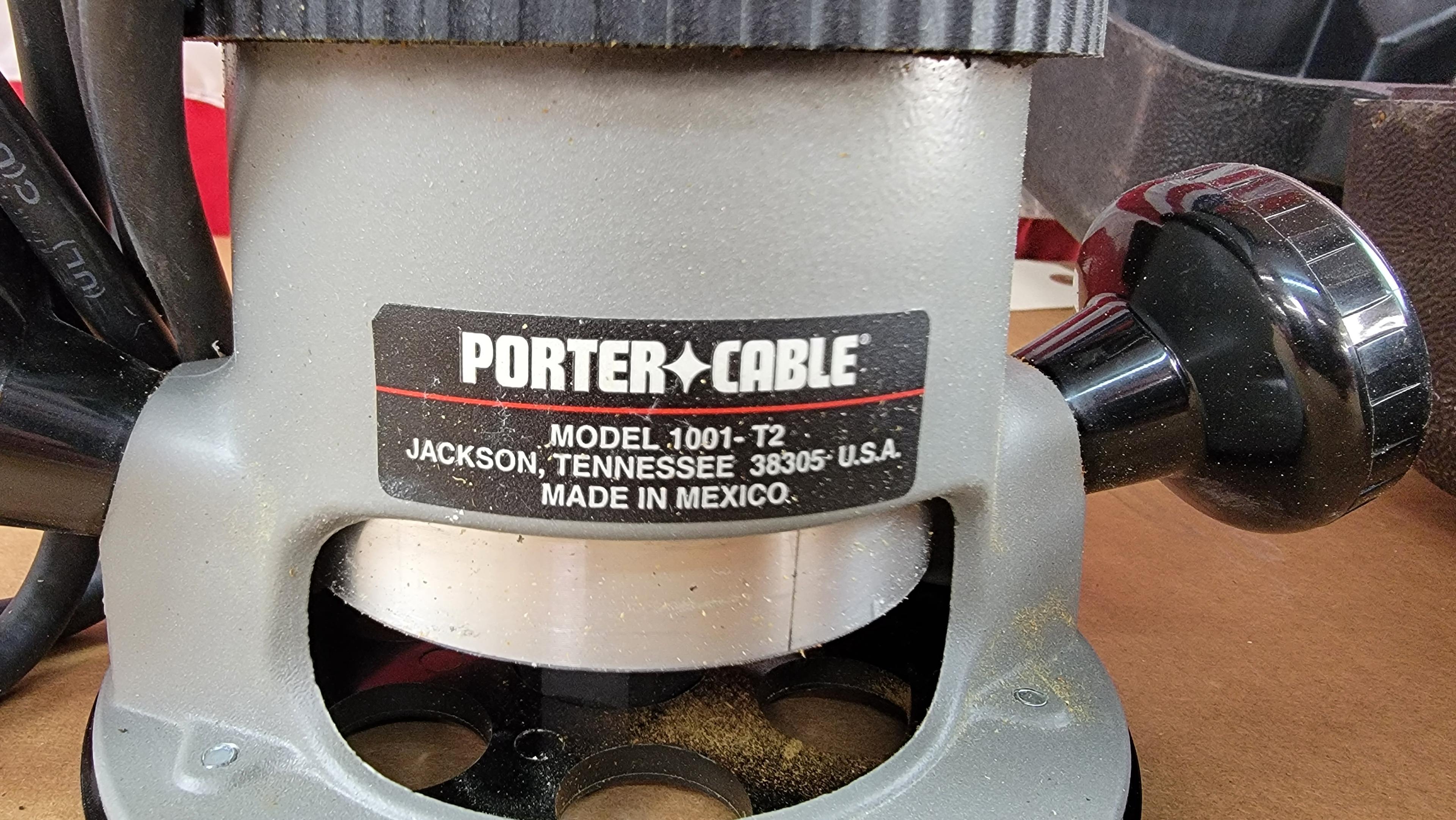 PORTER CABLE MODEL 1001-T2 ROUTER
