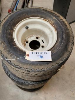 4 ZERO TURN TIRES