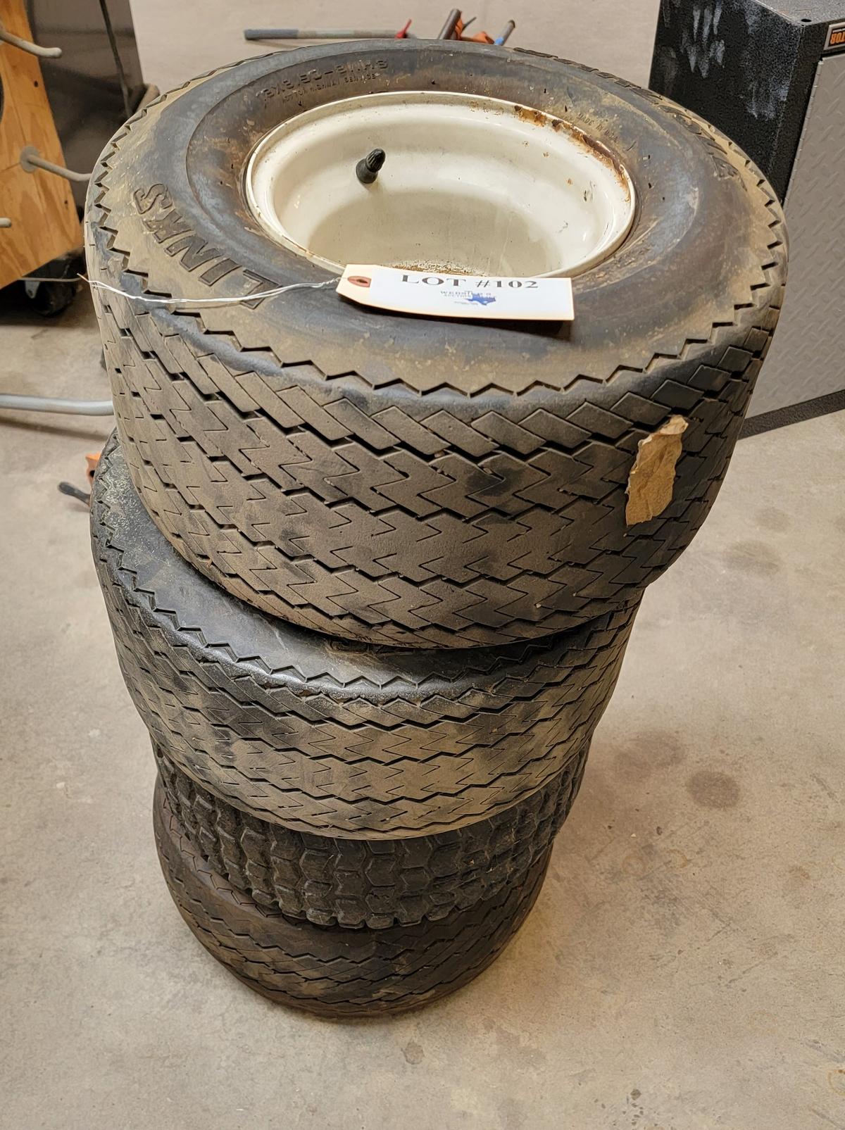 4 ZERO TURN TIRES