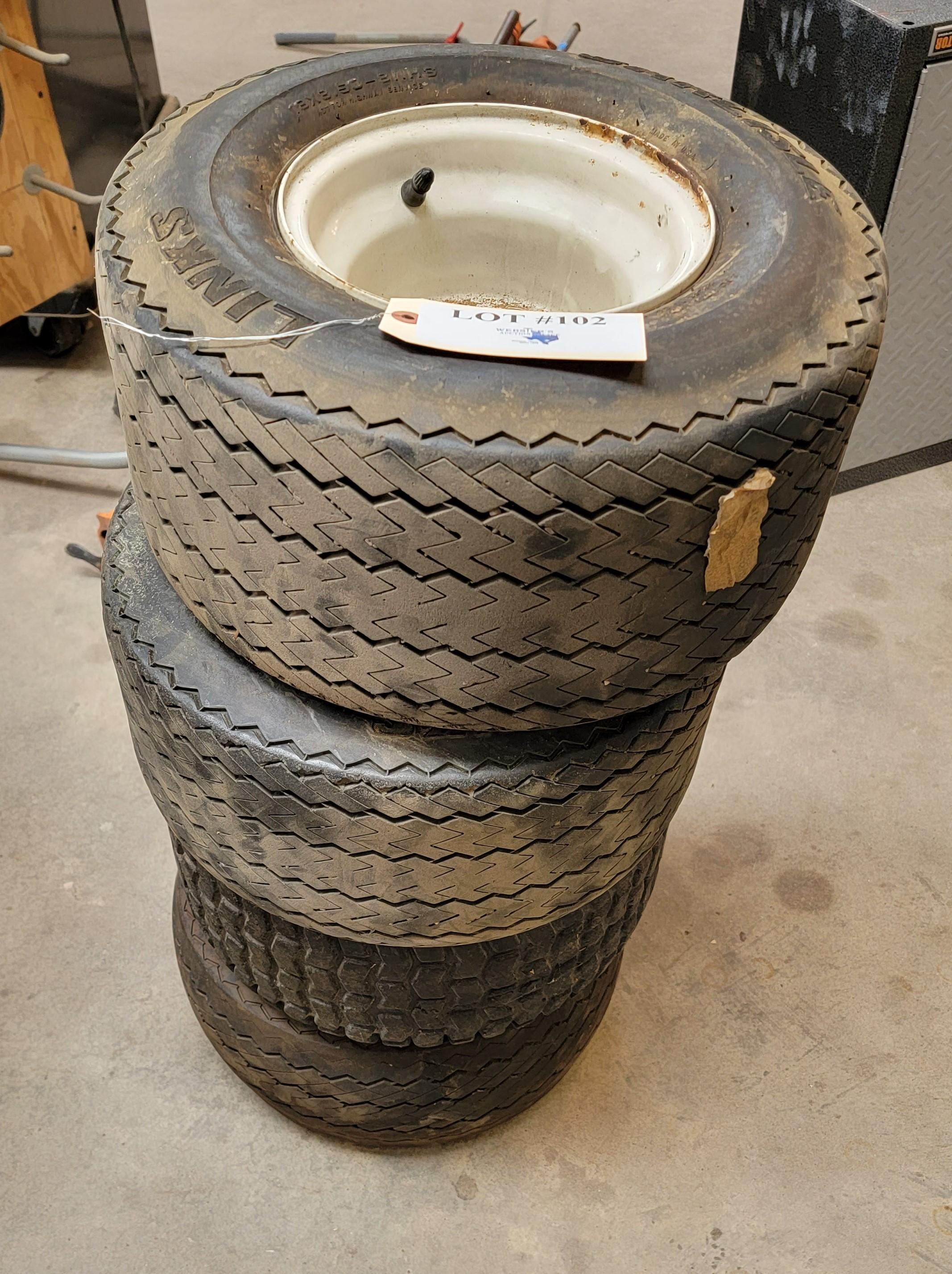 4 ZERO TURN TIRES