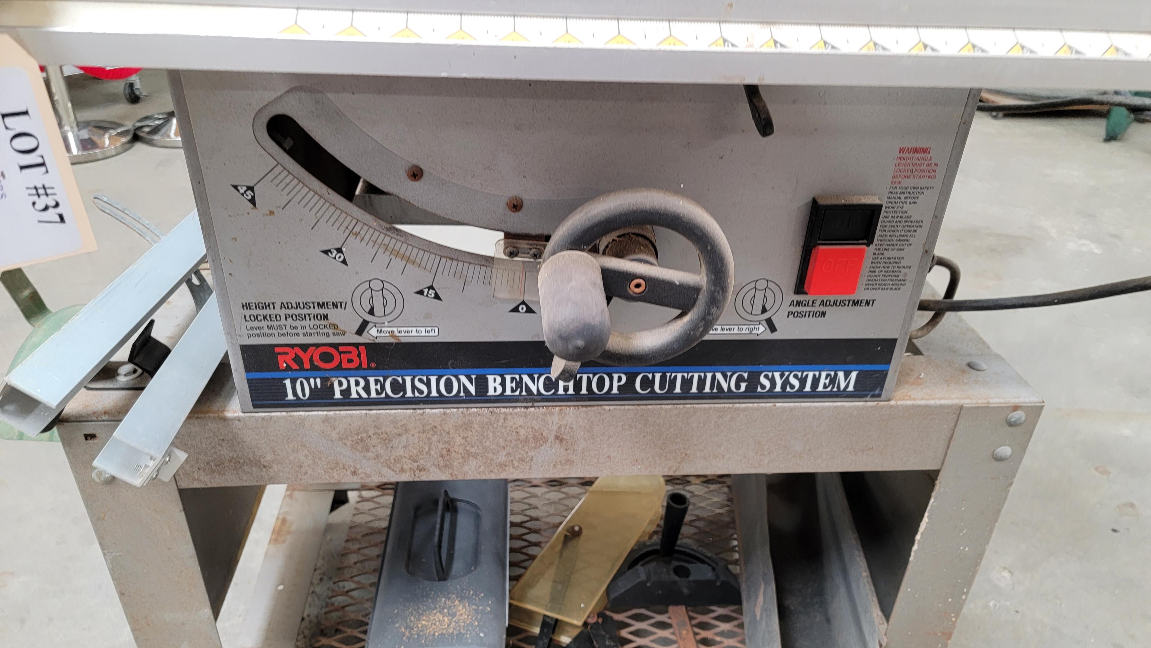 RYOBI 10" PRECISION BENCHTOP CUTTING SYSTEM