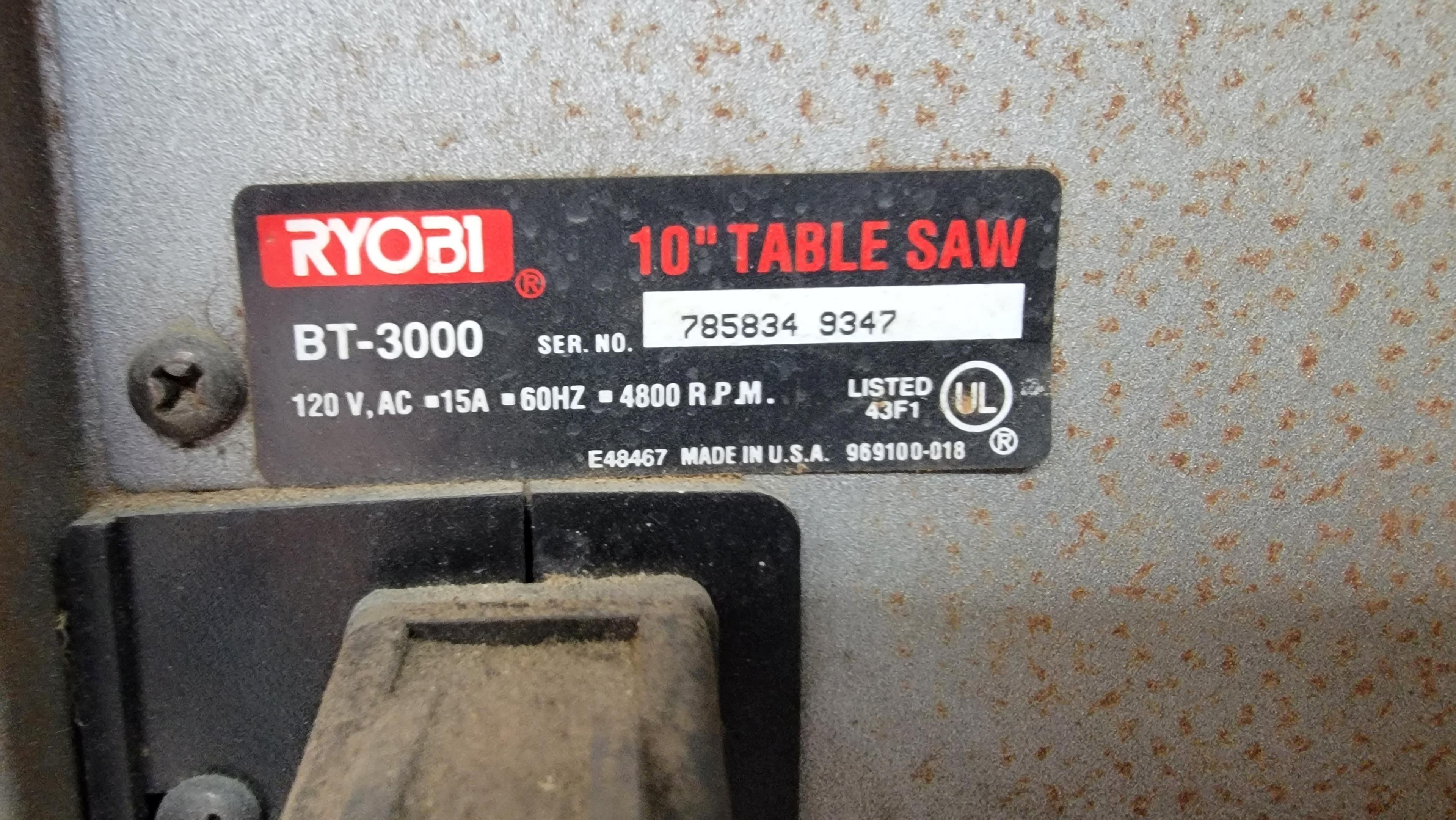 RYOBI 10" PRECISION BENCHTOP CUTTING SYSTEM
