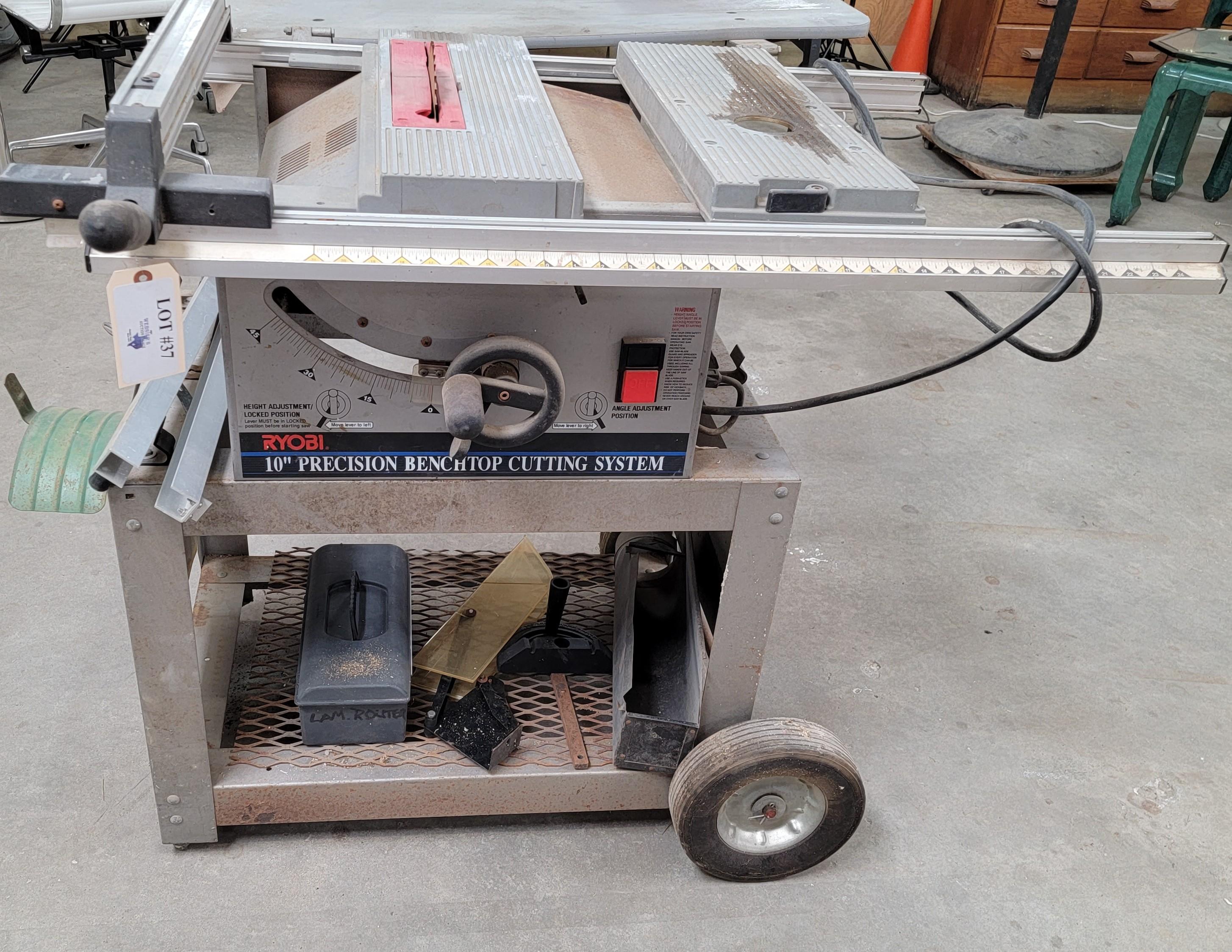 RYOBI 10" PRECISION BENCHTOP CUTTING SYSTEM