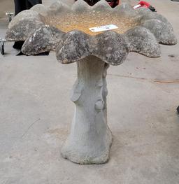 CONCRETE BIRD BATH