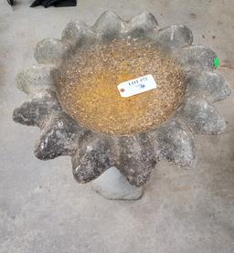 CONCRETE BIRD BATH