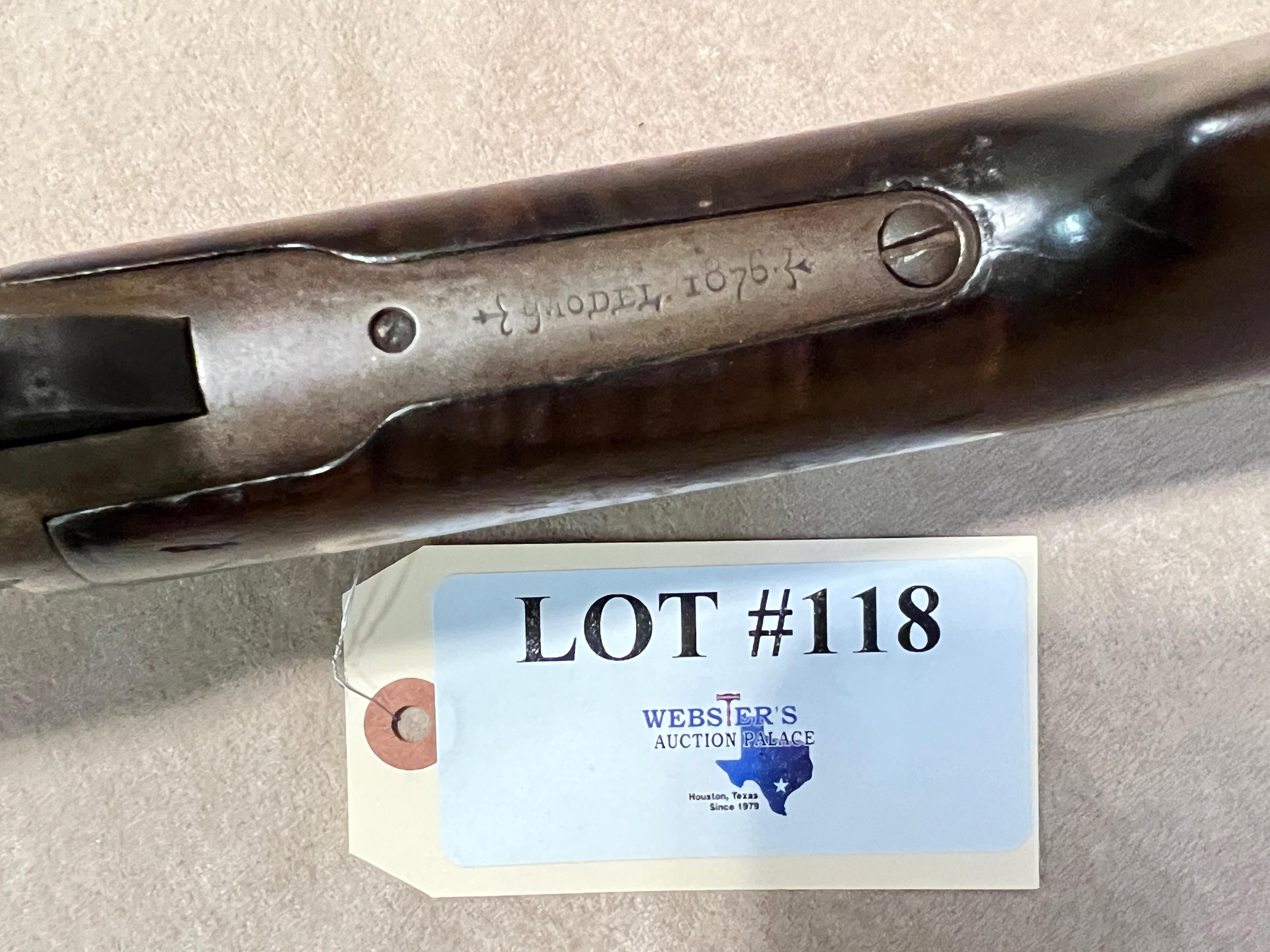 WINCHESTER MODEL 1876 .40-60 WCF CARBINE