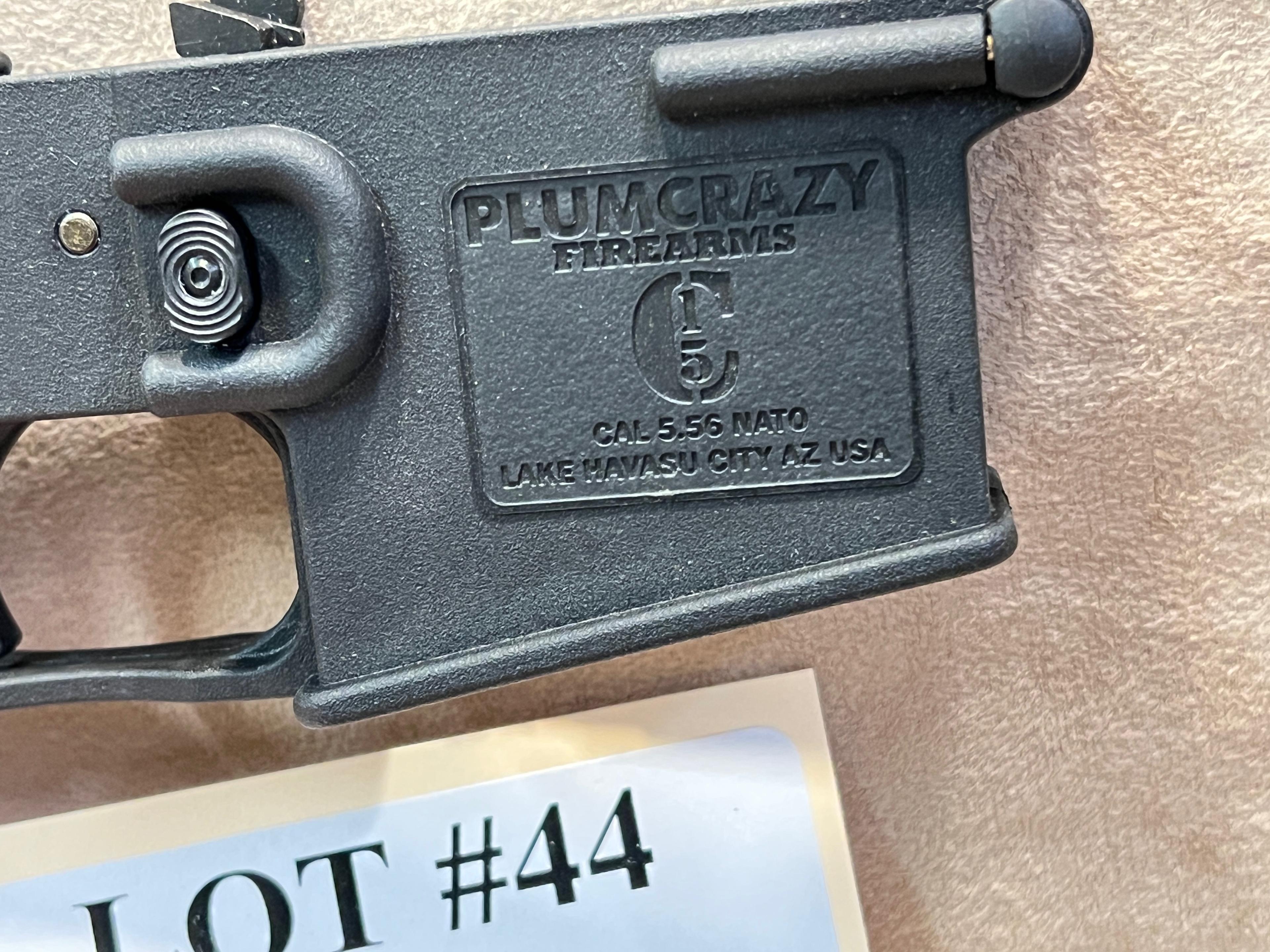 PLUM CRAZY AR-15 TYPE POLYMER LOWER RECEIVER 5.56
