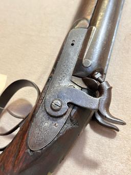 ALBERT AND SONS SIDE BY SIDE BLACK POWDER 12GA SHOTGUN