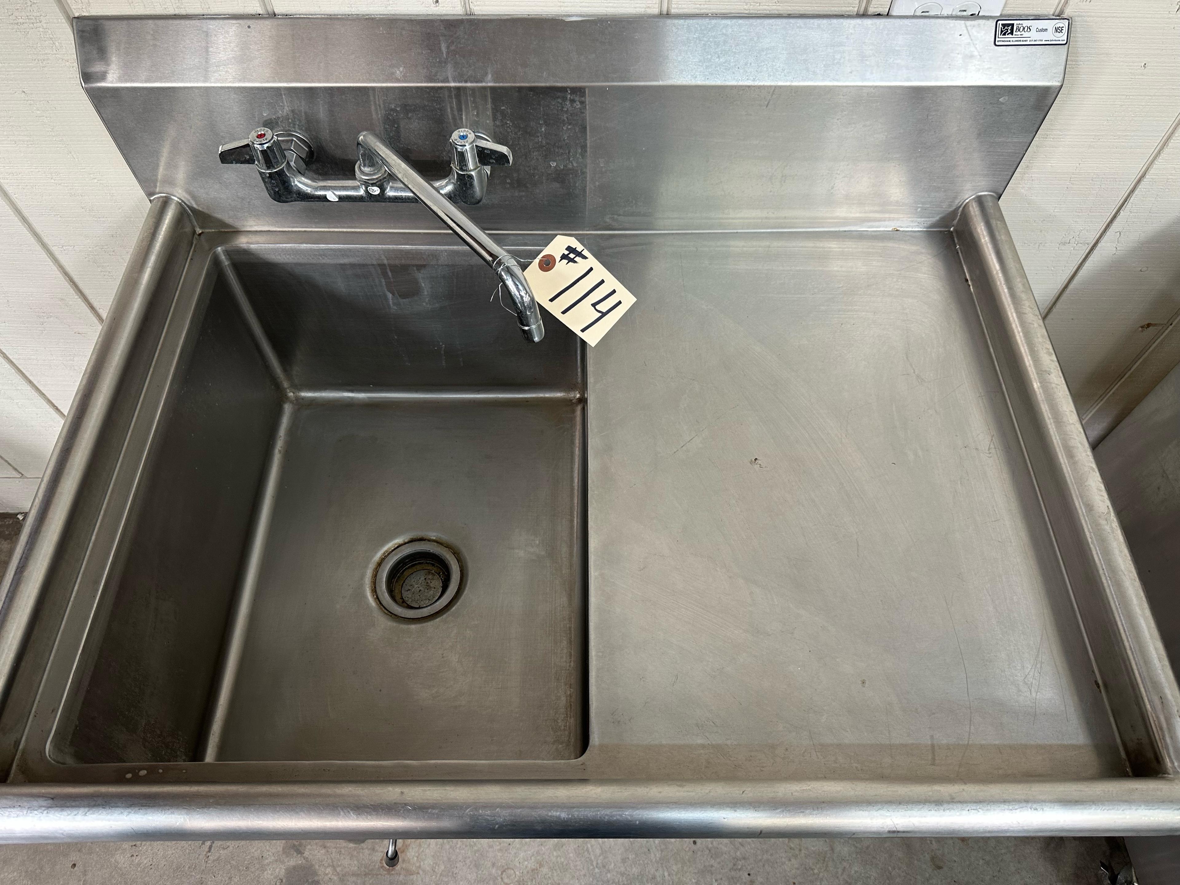 STAINLESS SINGLE SINK