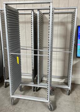 3 ALUMINUM CRES CORE LARGE SHEET PAN RACKS
