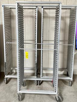 3 ALUMINUM CRES CORE LARGE SHEET PAN RACKS