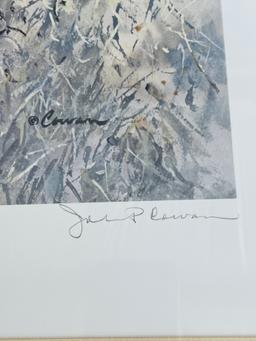"CLAY COUNTY COVEY" SIGNED PRINT BY JOHN COWAN