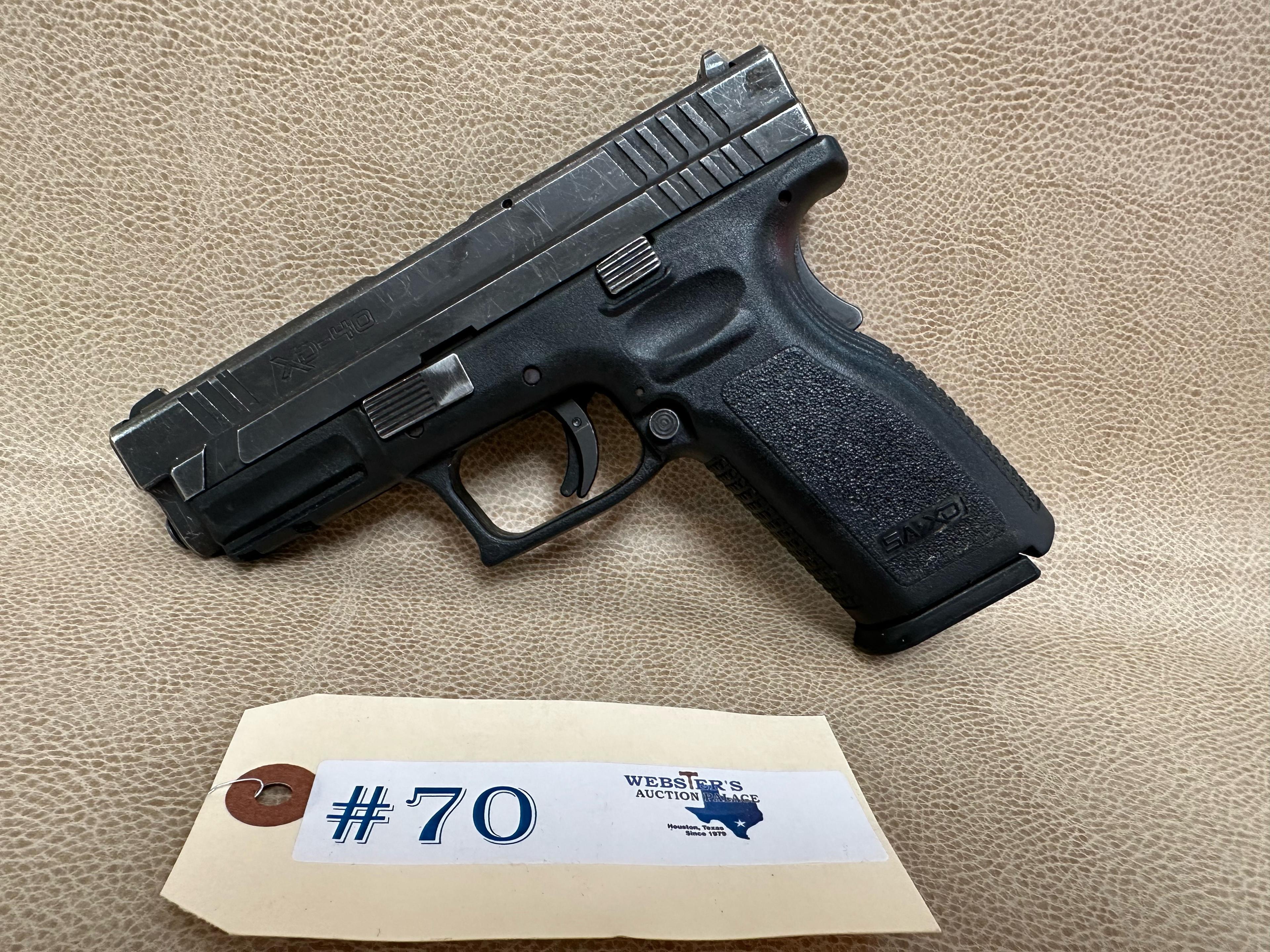 SPRINGFIELD ARMORY XD-40 40S&W PISTOL