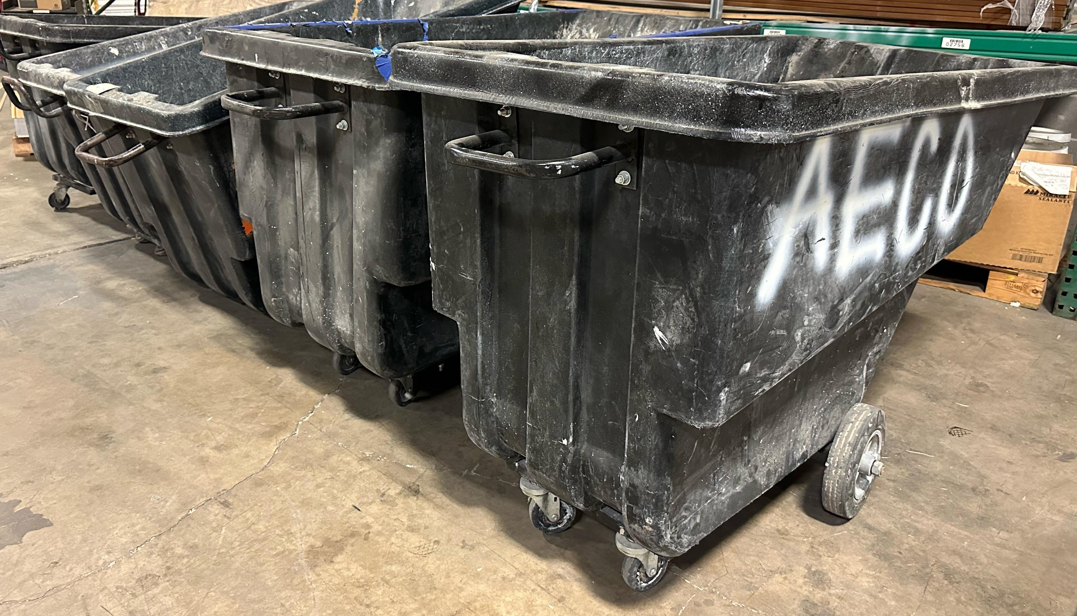 LOT OF (5) DUMP BINS