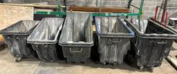 LOT OF (5) DUMP BINS