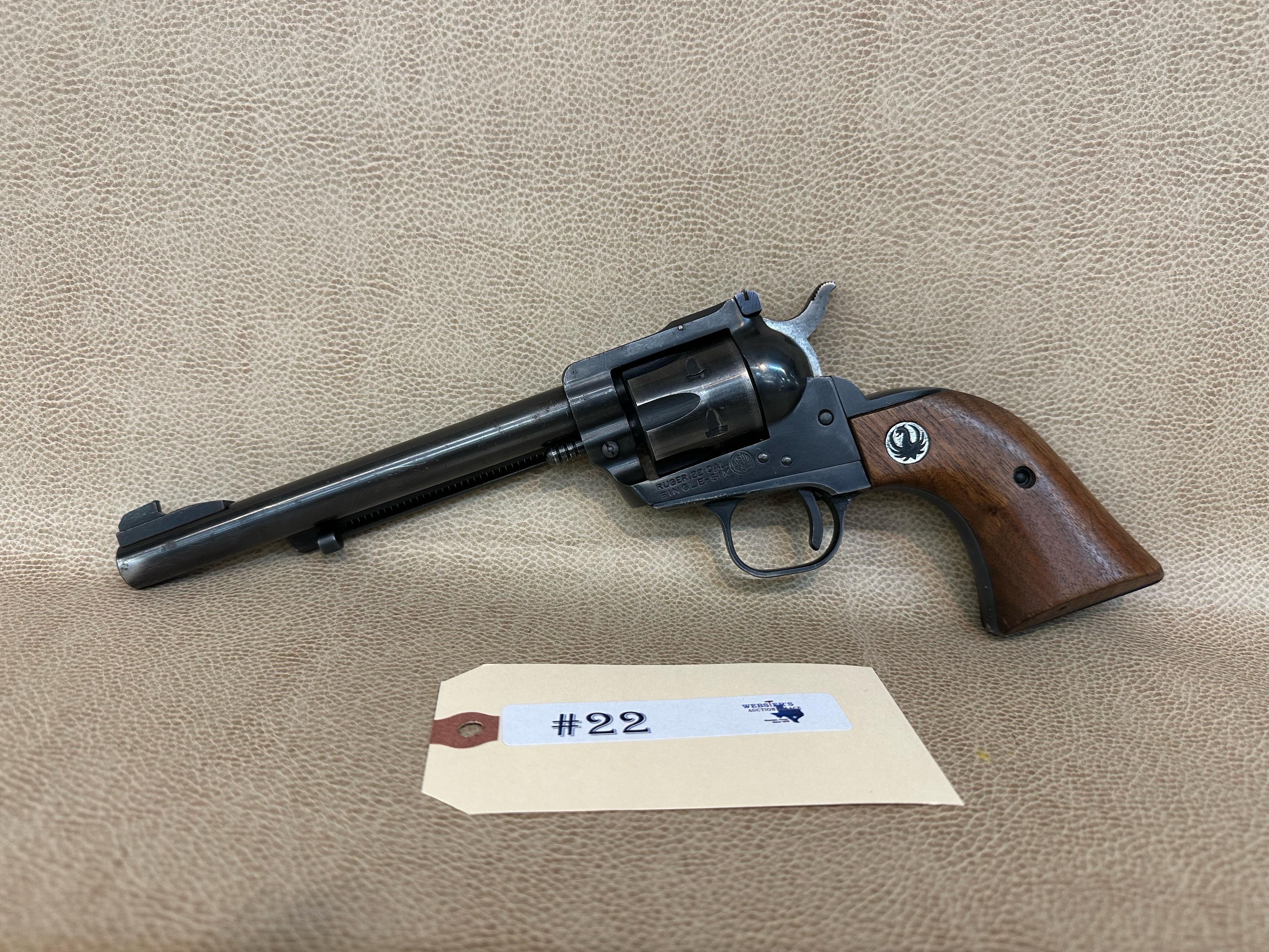 RUGER SINGLE 6 .22CAL REVOLVER