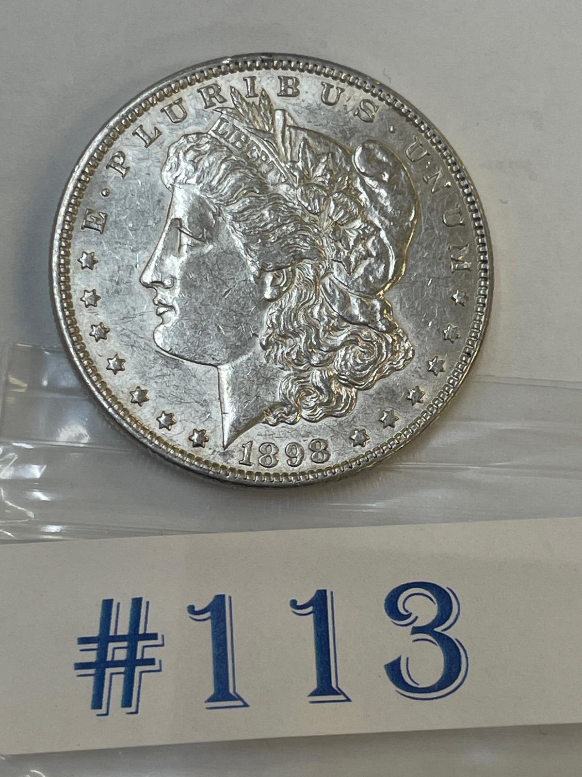 1898 MORGAN SILVER DOLLAR