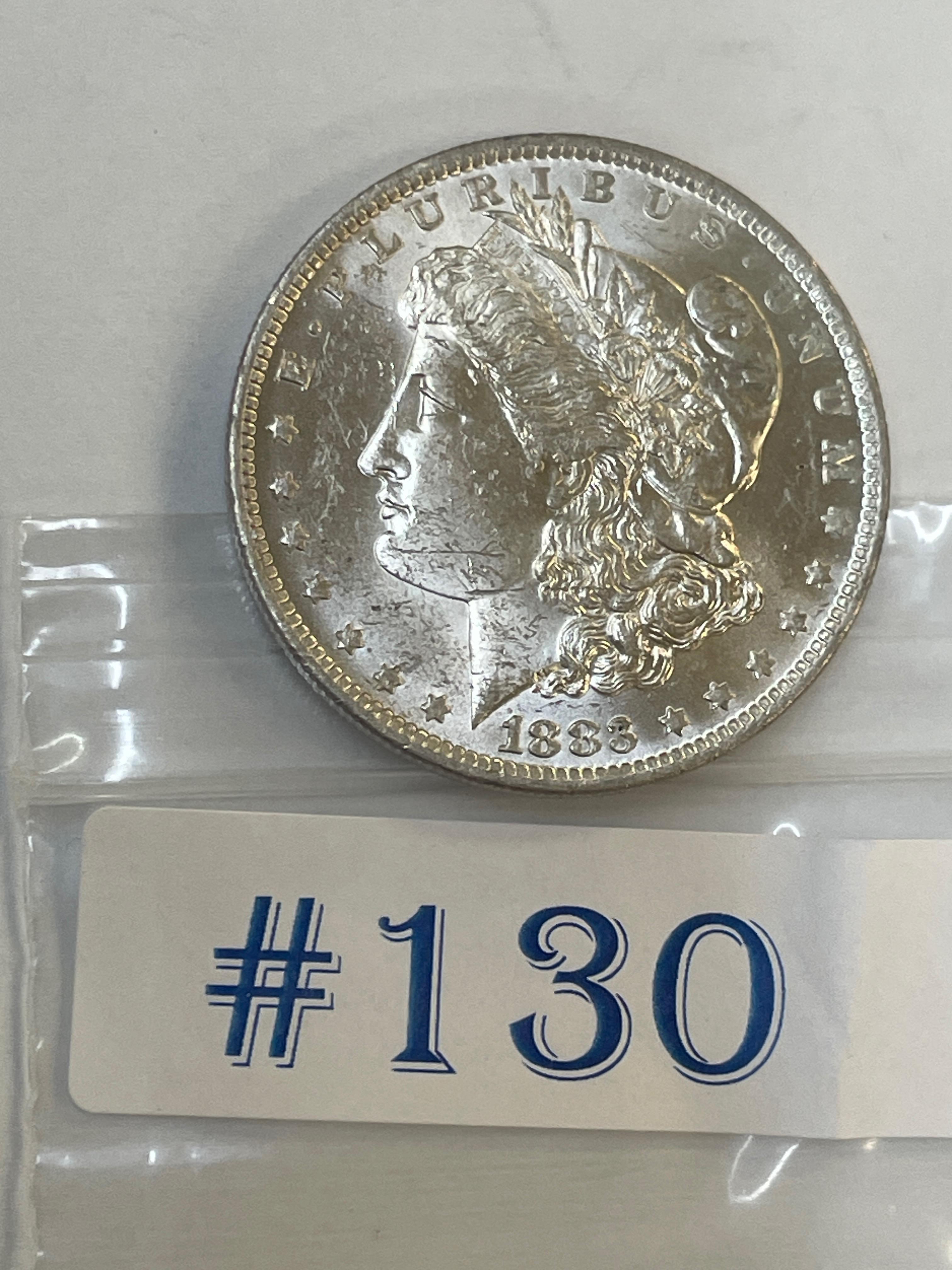 1883-O MORGAN SILVER DOLLAR