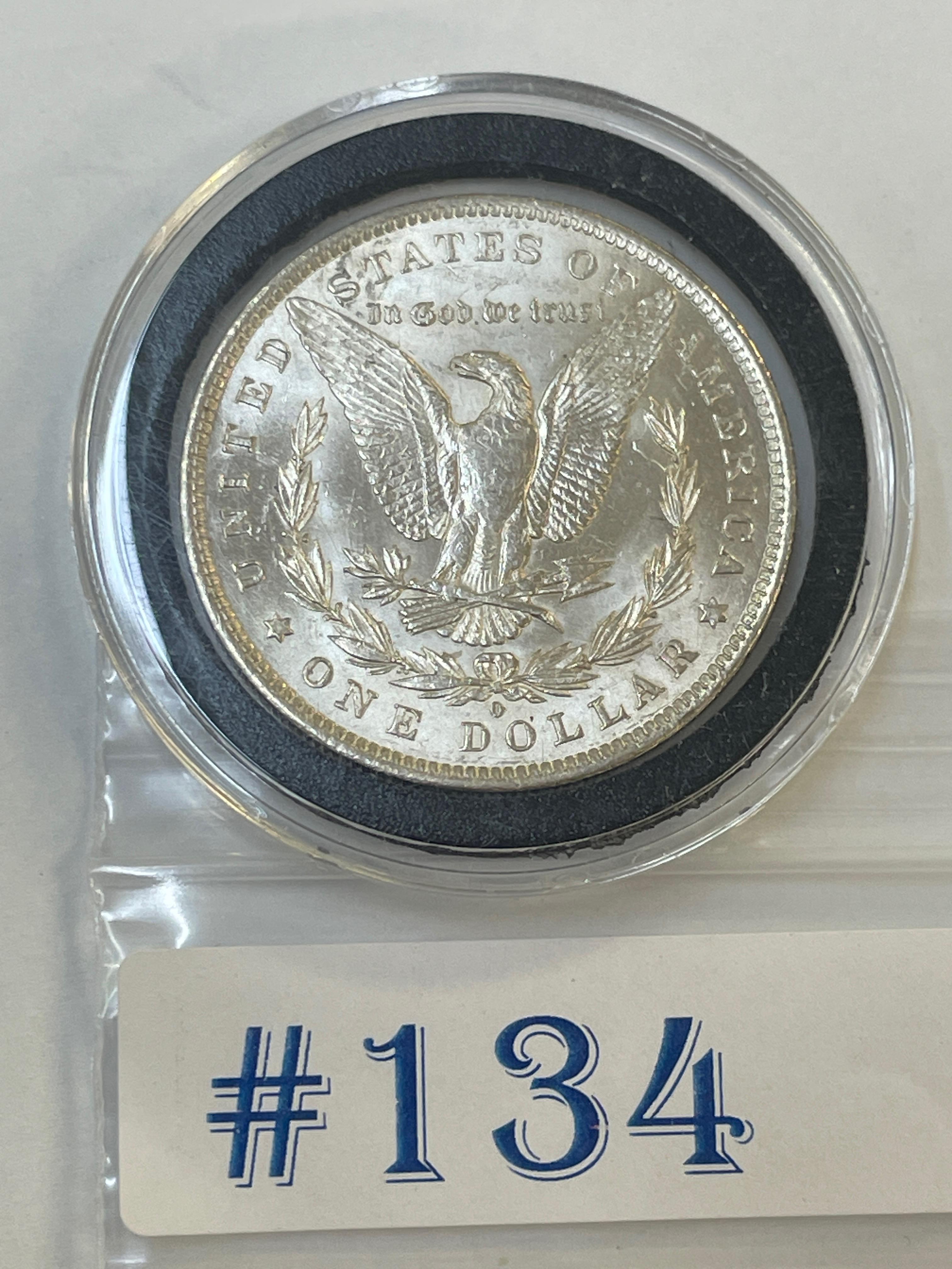 1884-O MORGAN SILVER DOLLAR