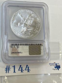 2021 ICG MS-70 SILVER EAGLE INAUGURAL RELEASE STOLEN ELECTION SERIES