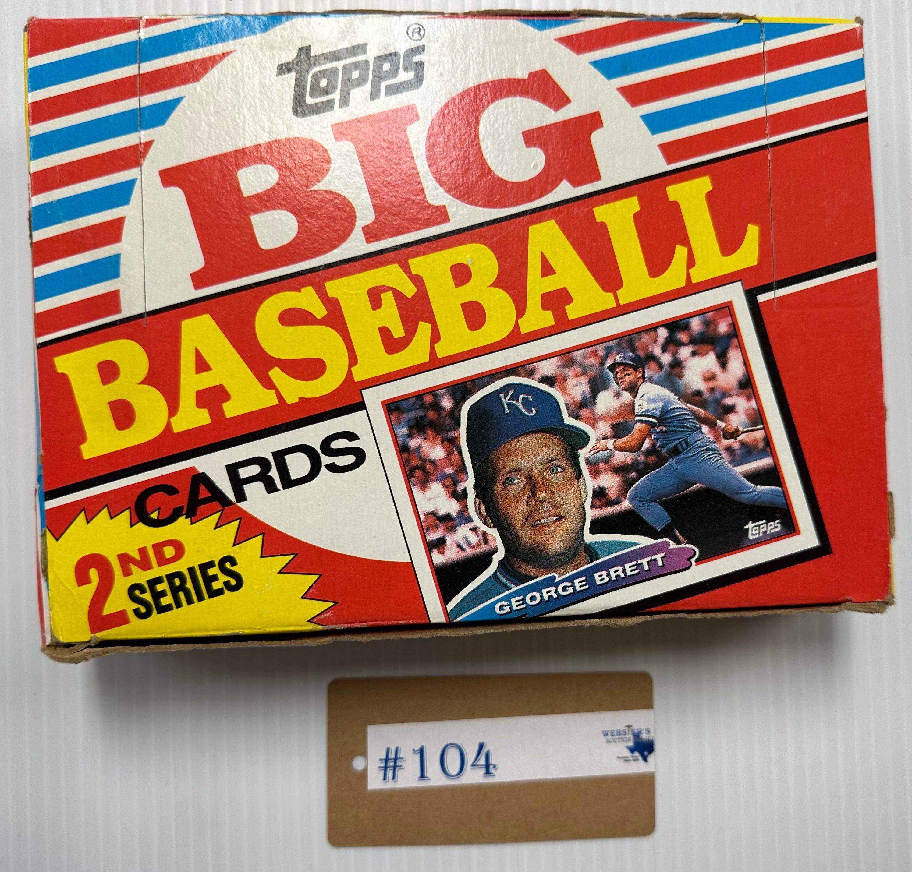 1988 TOPPS BIG BASEBALL CARDS - 2ND SERIES