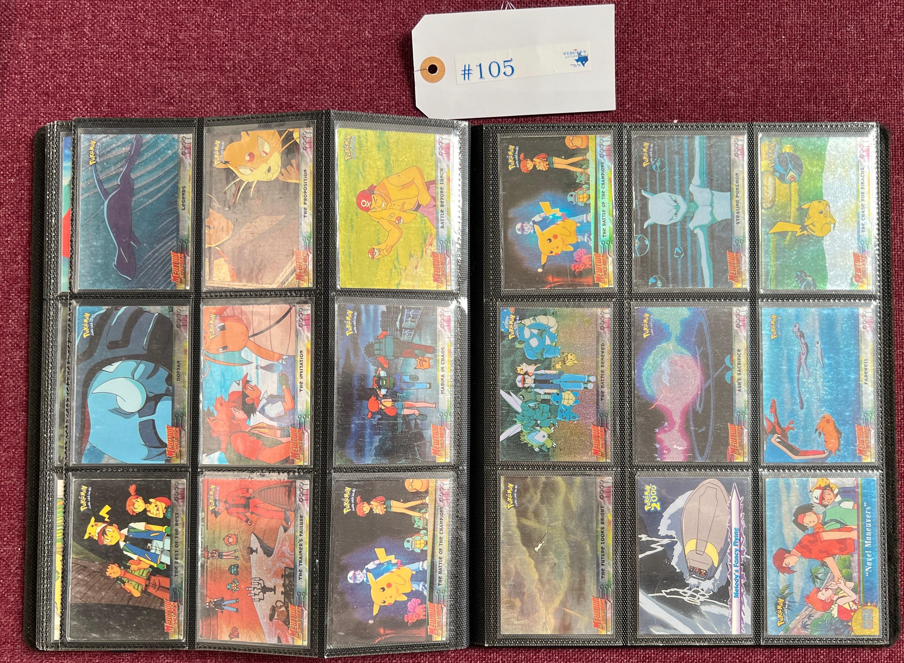 LARGE LOT OF POKEMON CARDS - 2 BINDERS