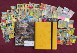 LARGE LOT OF POKEMON CARDS - 2 BINDERS