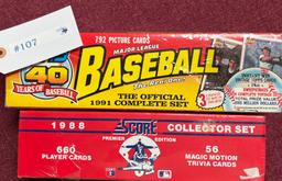 LOT BASEBALL CARDS & COLLECTOR PACKS