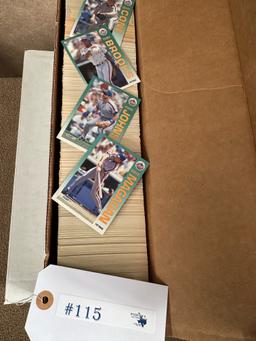 LOT OF 6 BOXES OF BASEBALL CARDS