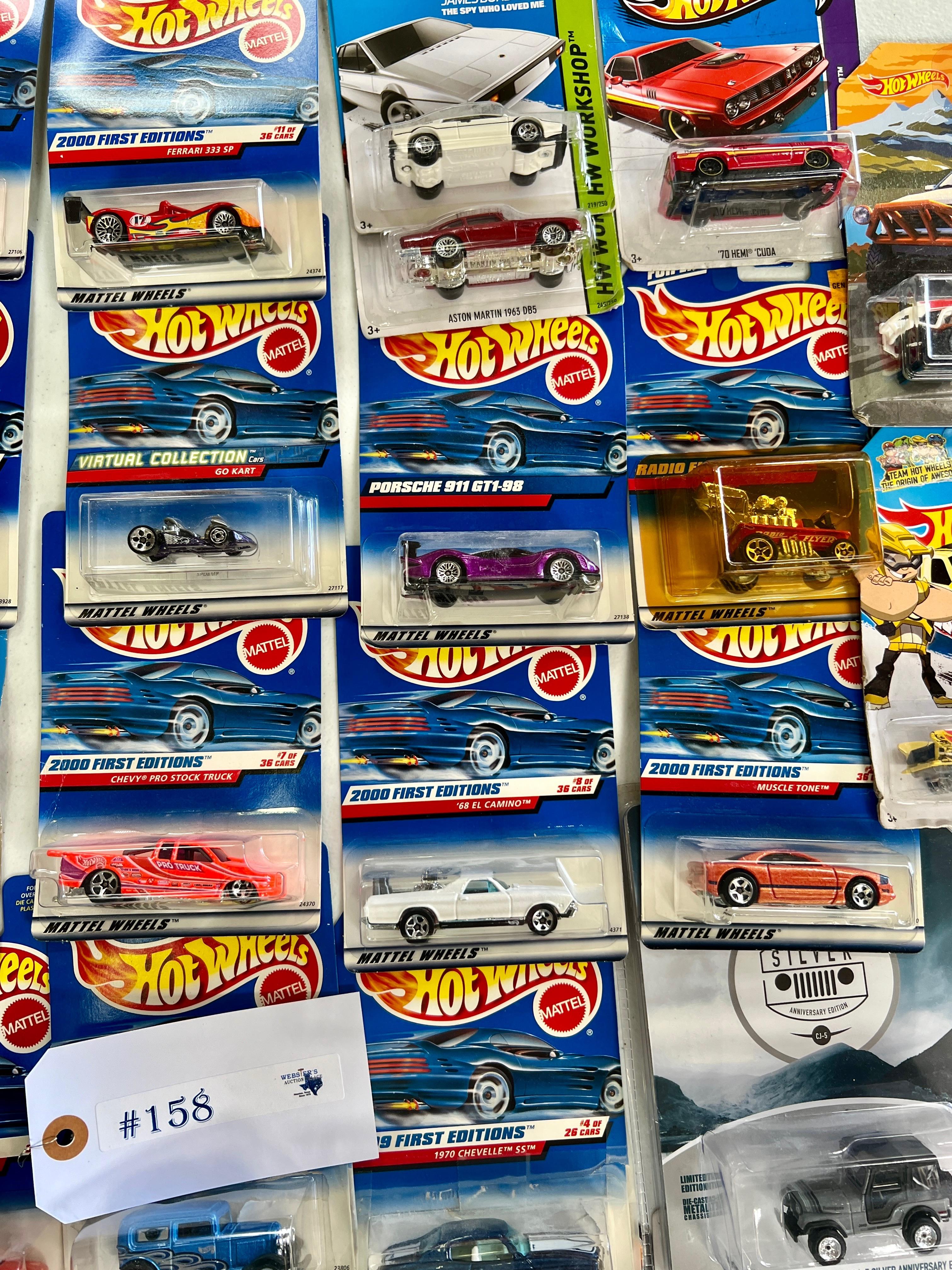 LARGE LOT OF HOT WHEELS IN ORIGINAL PACKAGING