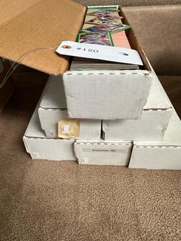 6 BOXES OF BASEBALL CARDS