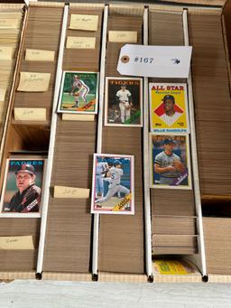 LARGE BOXES OF BASEBALL CARDS