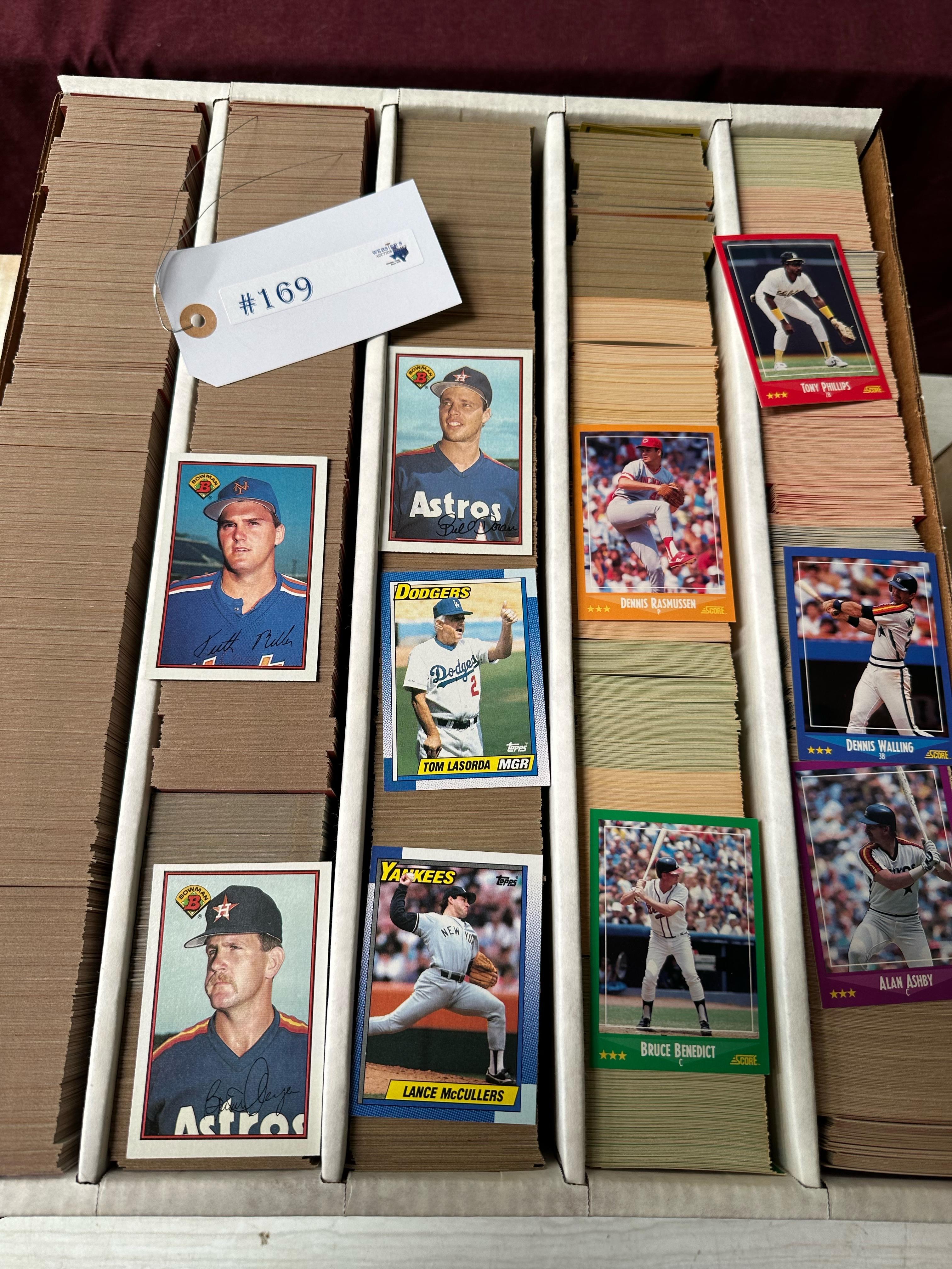 LARGE BOXES OF BASEBALL CARDS