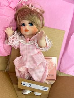 3PC MARYSE NICOLE BABY DOLLS IN BOXES