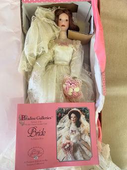 7PC PARADISE GALLERIES DOLLS IN BOXES WITH PAPERS