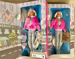 5PC FASHION BARBIE DOLLS IN BOXES